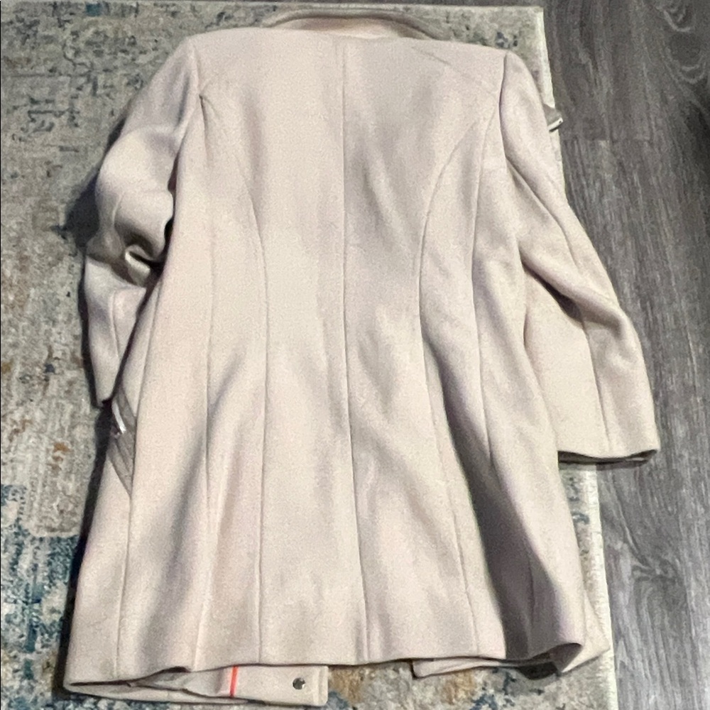Calvin Klein Cream Trench Coat - Picture 4 of 4